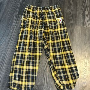 🍍PITTSBURGH STEELERS FLANNEL DRAWSTRING PAJAMA PANTS🍍SIZE XXL